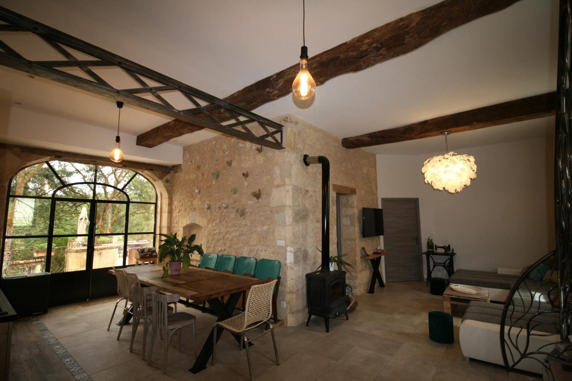 Gite Du Manoir Le Roc Couze-et-Saint-Front Exteriör bild
